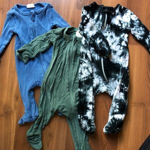 Newborn baby zip onesies